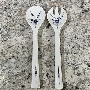 Villeroy & Boch Old Luxembourg porcelain serving utensils - Salad set